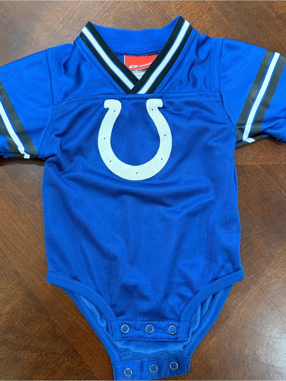 Reebok NFL Indianapolis Colts Blue Infant Onesie Jersey Sz 24M Football
